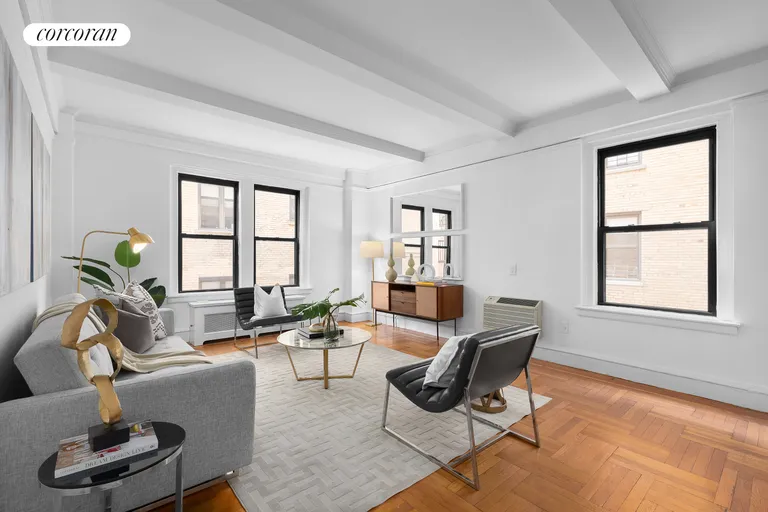 New York City Real Estate | View 245 West 74th Street, 5D | Living Room | View 3