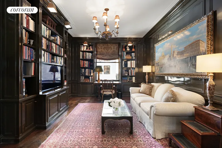 New York City Real Estate | View 812 Park Avenue, 7/8C | Library/Den | View 6
