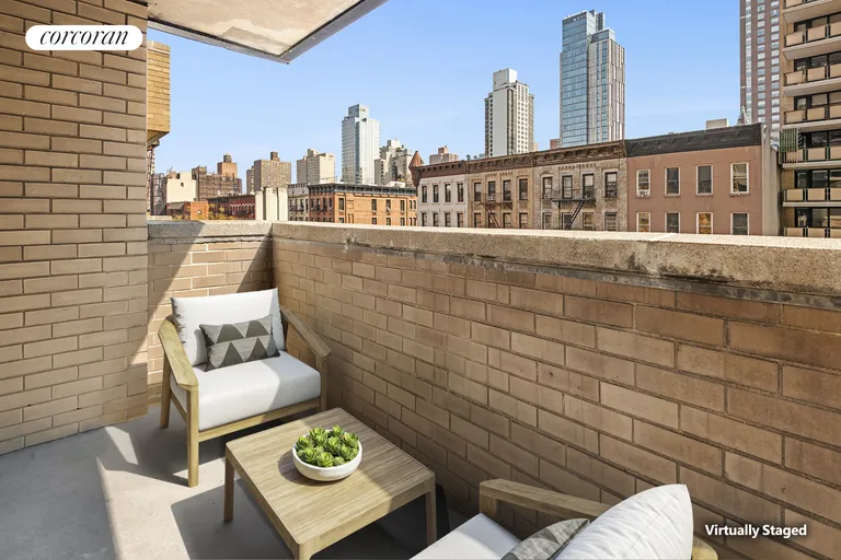 New York City Real Estate | View 245 East 87th Street, 5C | Large balcony | View 5