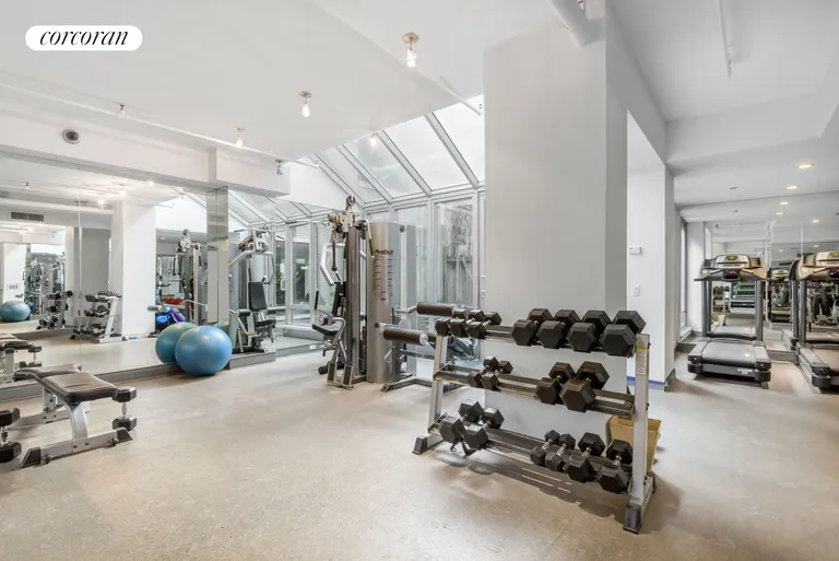 New York City Real Estate | View 163 West 18th Street, 5B | Building Gym | View 6