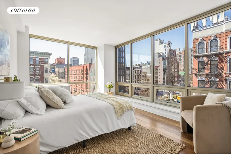 New York City Real Estate | View 1 Avenue B, 5E | Corner Bedroom | View 5