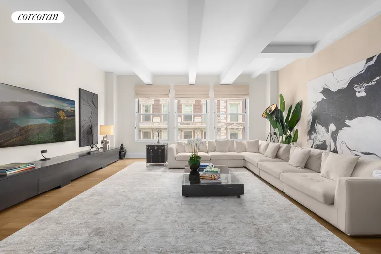 New York City Real Estate | View 260 Park Avenue South, 5J | Living Room | View 2