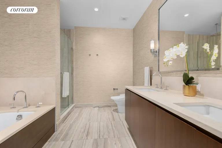 New York City Real Estate | View 260 Park Avenue South, 5J | Primary Bathroom | View 9