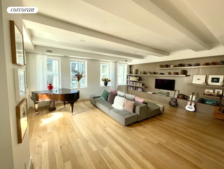 New York City Real Estate | View 286 Spring Street, PENTHOUSE | Living Room | View 3