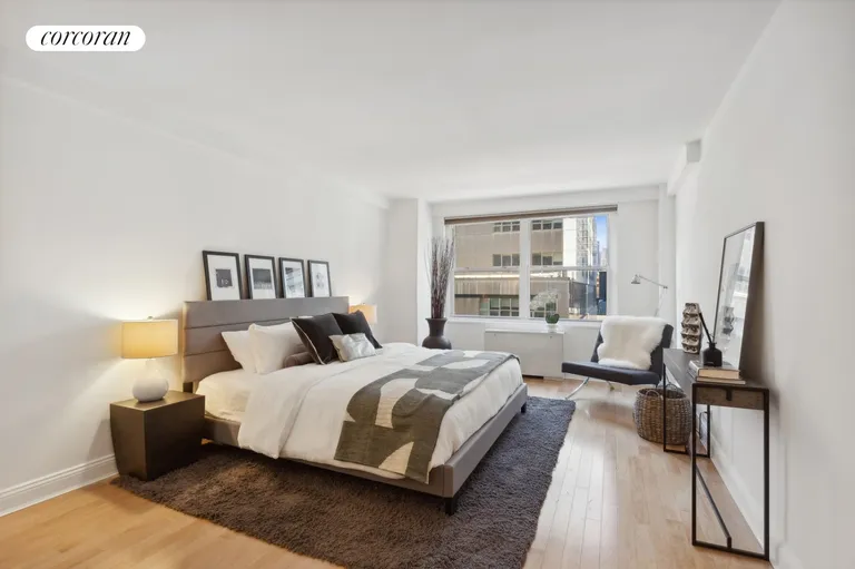 New York City Real Estate | View 225 East 57th Street, 9D | Primary Bathroom | View 4