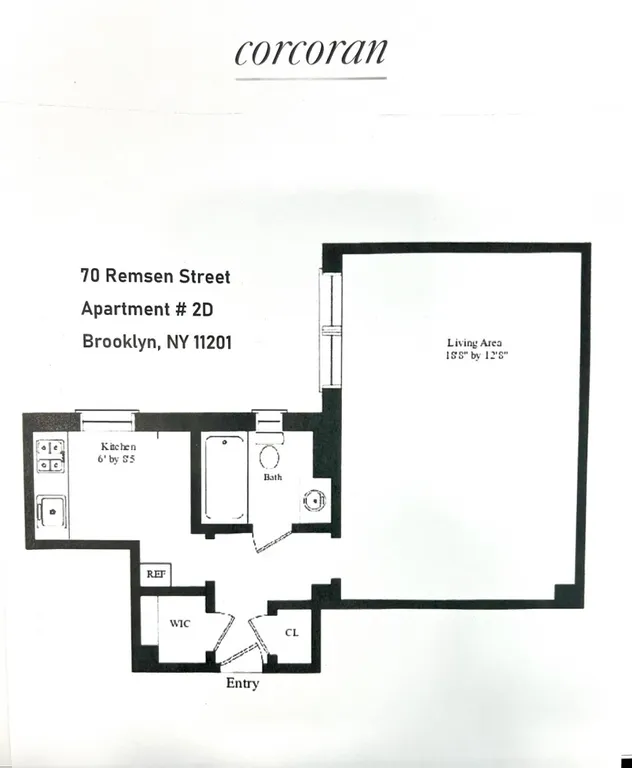 70 Remsen Street, 2D | floorplan | View 9