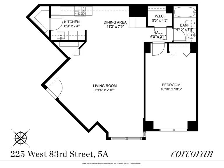 225 West 83rd Street, 5A | floorplan | View 13