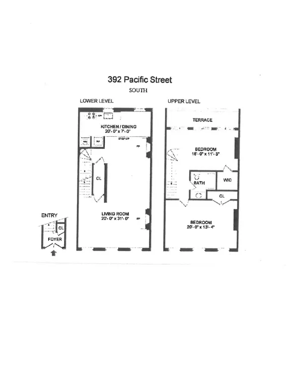 392 Pacific Street, 2 | floorplan | View 1