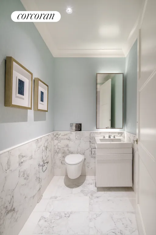 New York City Real Estate | View 1295 Madison Avenue, 6A | Half Bathroom | View 11