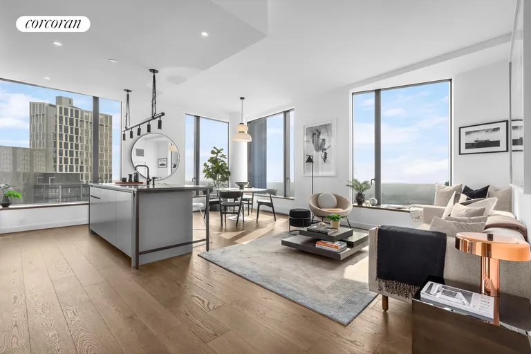 New York City Real Estate | View 11 Hoyt Street, 52C | 2 Beds, 2 Baths | View 1