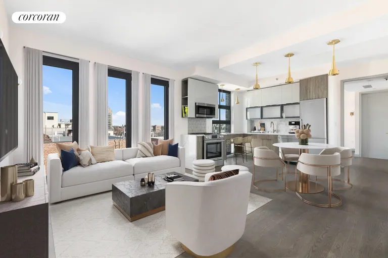 New York City Real Estate | View 106 North 3rd Street, 4B | 2 Beds, 2 Baths | View 1
