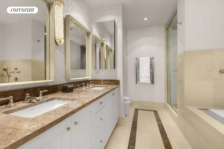 New York City Real Estate | View 181 East 90th Street, 23B | Primary Bathroom | View 11