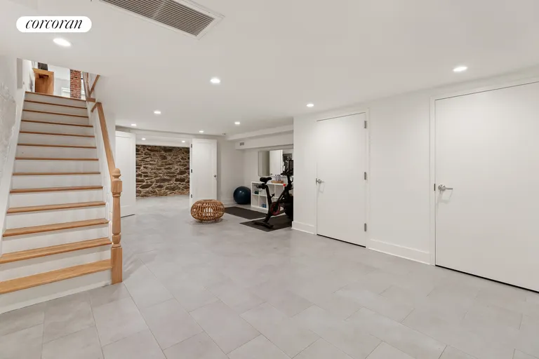 New York City Real Estate | View 82 Rutland Road | Finished Basement/Gym | View 31