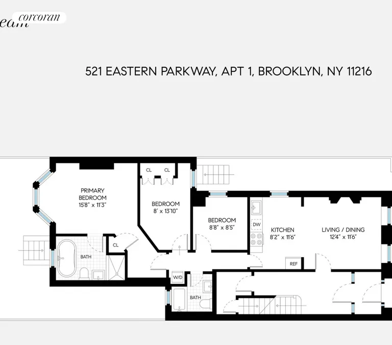 New York City Real Estate | View 521 Eastern Parkway, 1 | room 11 | View 12