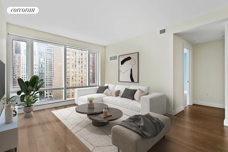 New York City Real Estate | View 70 Little West Street, 12A | 1 Bed, 1 Bath | View 1