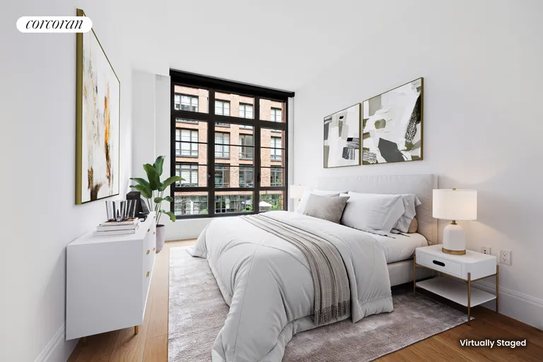 New York City Real Estate | View 438 East 12th Street, 2S | Large second bedroom | View 6