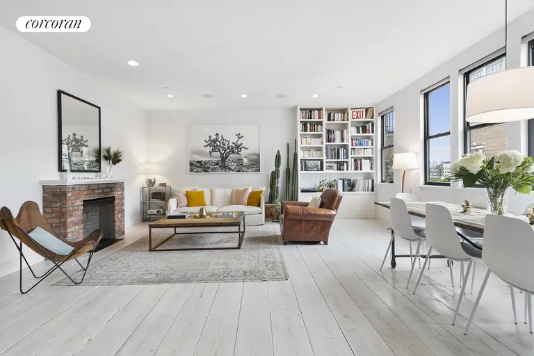 New York City Real Estate | View 138 Broadway, 5G | Living Room | View 6