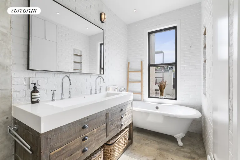 New York City Real Estate | View 138 Broadway, 5G | Primary Bathroom | View 10