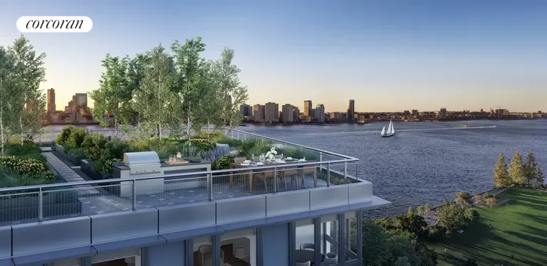 New York City Real Estate | View 20 River Terrace, 16Q | Roof Top View | View 13