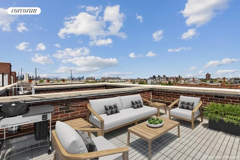 New York City Real Estate | View 201 Spencer Street, 9B | Roof Deck | View 11