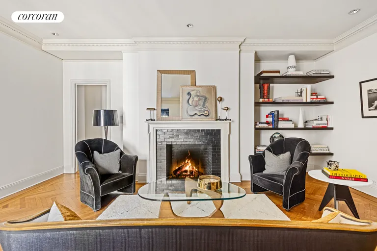 New York City Real Estate | View 14 Sutton Place South, 10 | Wood Burning FP | View 2