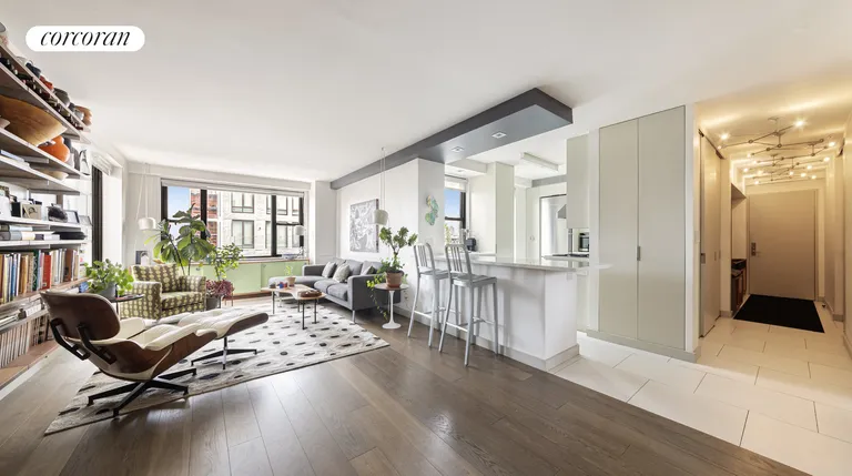 New York City Real Estate | View 201 East 21st Street, 18HJ | Living Room | View 3