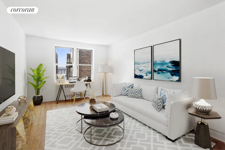 New York City Real Estate | View 340 Haven Avenue, 5E | Living Room | View 3
