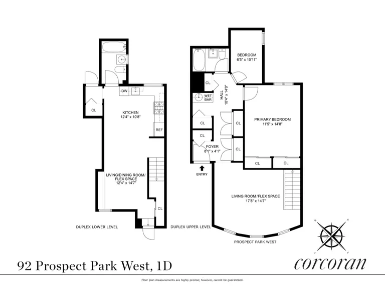 92 Prospect Park West, 1D | floorplan | View 12