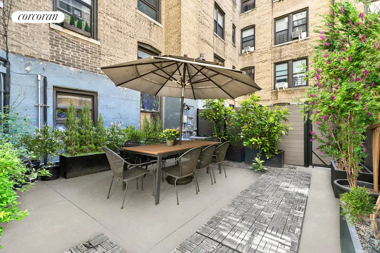 New York City Real Estate | View 860 West 181st Street, C | Private Outdoor Patio | View 8