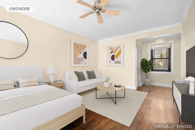 New York City Real Estate | View 26 Bedford Street, 1B | Bedroom to LR | View 2