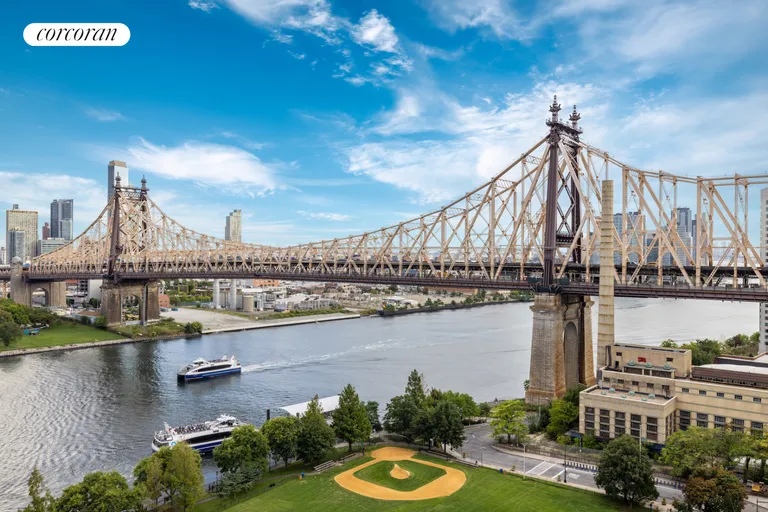 New York City Real Estate | View 425 Main Street, 7S | Rood Deck View 1 | View 9