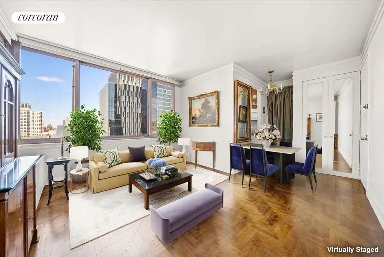 New York City Real Estate | View 524 East 72Nd Street, 24E | Living Room | View 2