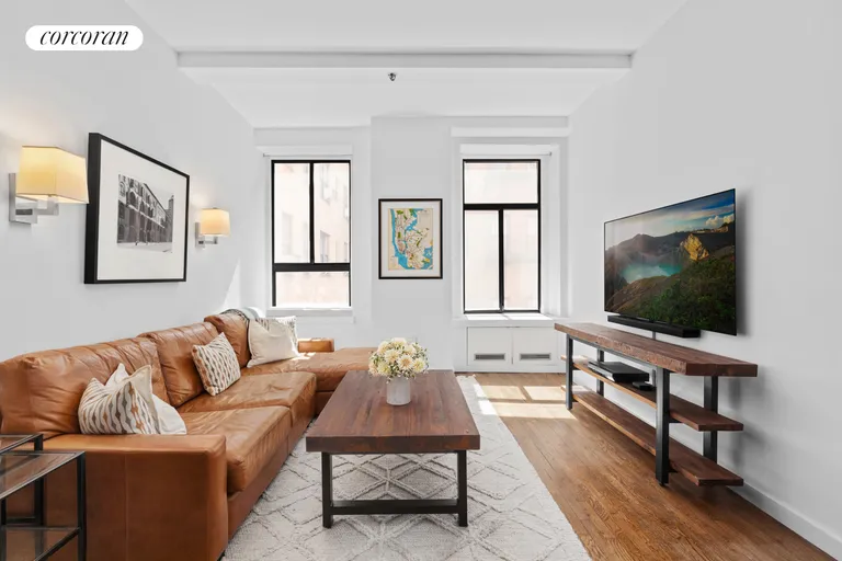 New York City Real Estate | View 303 Mercer Street, A406 | Living Room-Actual | View 9