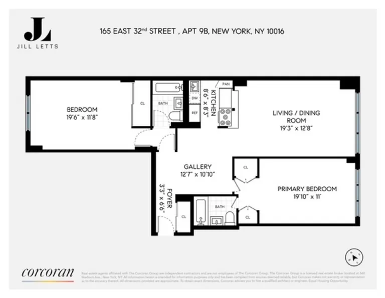 165 East 32Nd Street, 9B | floorplan | View 11