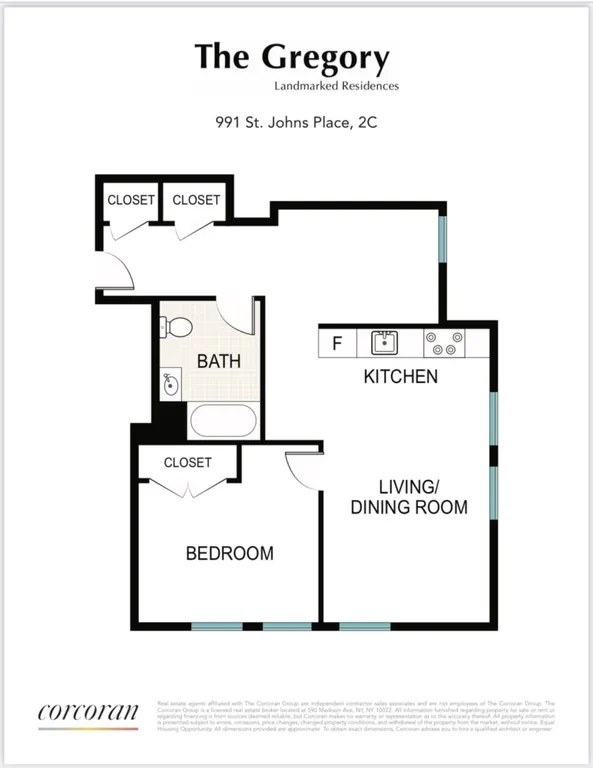 991 Saint Johns Place, 2C | floorplan | View 11