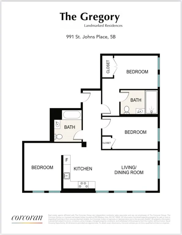 991 Saint Johns Place, 5B | floorplan | View 11