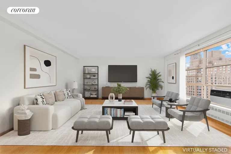 New York City Real Estate | View 100 LaSalle Street, 19A | 2 Beds, 1 Bath | View 1