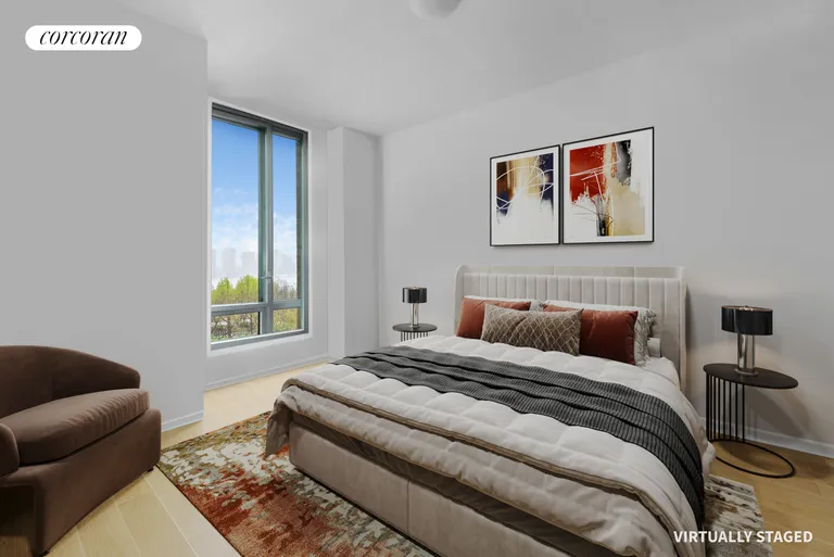 New York City Real Estate | View 46-30 Center Boulevard, 508 | Primary Bedroom | View 5