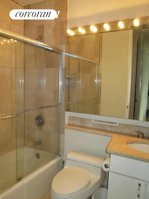 New York City Real Estate | View 350 West 50th Street, 27D | Primary Bathroom | View 4