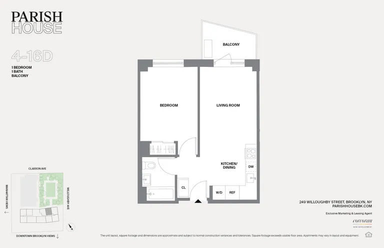 249 Willoughby Avenue, 5D | floorplan | View 35
