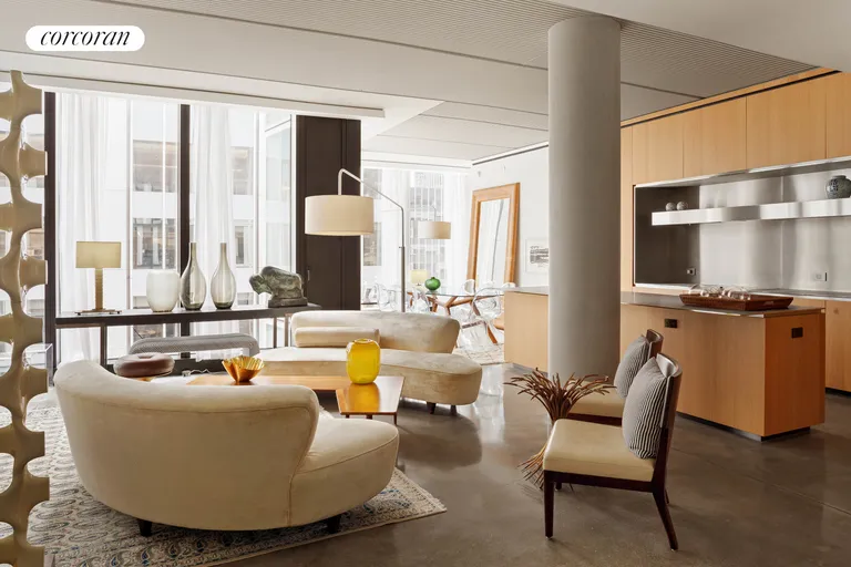 New York City Real Estate | View 100 East 53rd Street, 6B | Living Room | View 3
