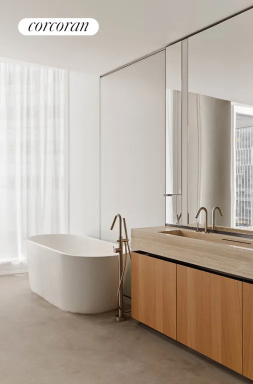 New York City Real Estate | View 100 East 53rd Street, 6B | Primary Bathroom | View 9