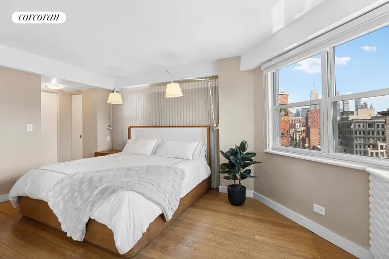 New York City Real Estate | View 101 West 12th Street, 17H | Primary Bedroom | View 5