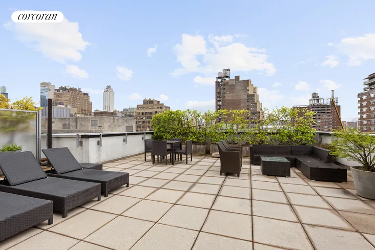 New York City Real Estate | View 261 West 28th Street, 5F | Roof Deck | View 7