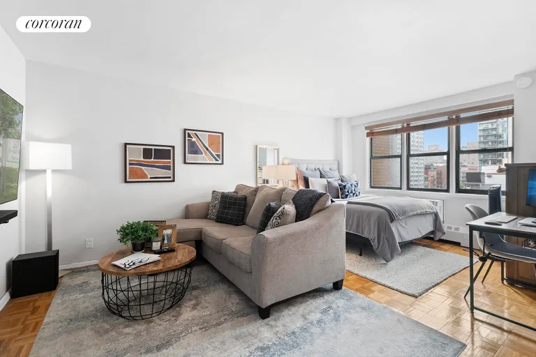 New York City Real Estate | View 145 East 15th Street, 6D | Living Space and Sleeping Area | View 2