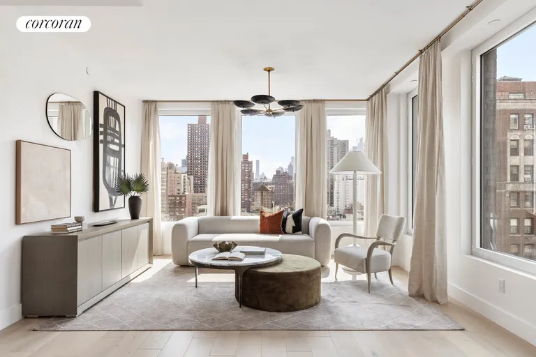 New York City Real Estate | View 323 East 79th Street, 7 | Living Room | View 2