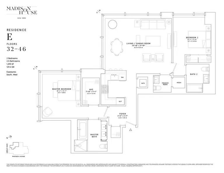 15 East 30th Street, 42E | floorplan | View 21