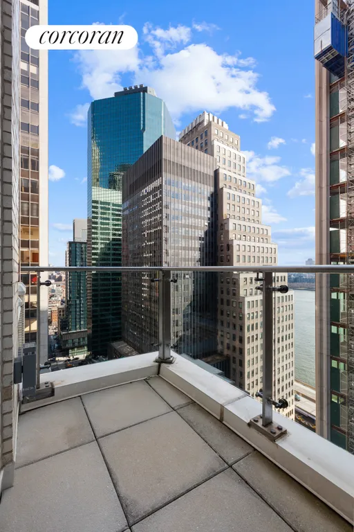 New York City Real Estate | View 101 Wall Street, 23A | 2nd Private Terrace | View 8