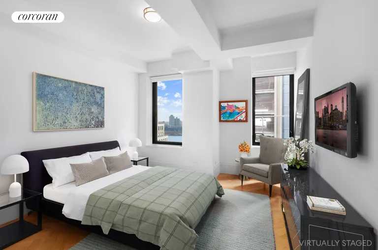 New York City Real Estate | View 101 Wall Street, 23A | Bedroom | View 9