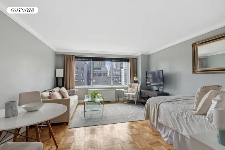 New York City Real Estate | View 201 EAST 25TH STREET, 12B | Living / Dining / Sleeping | View 2